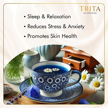 Kahwa Green Tea + Hibiscus Rosemary Dandelion + Chamomile Blue Pea Lavender