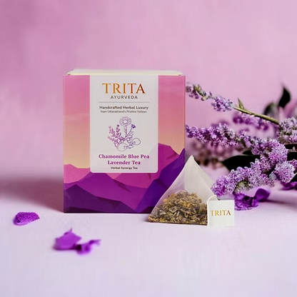 Chamomile Blue Pea Lavender + Spearmint Lemongrass